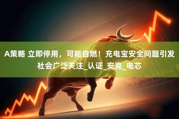 A策略 立即停用，可能自燃！充电宝安全问题引发社会广泛关注_认证_安克_电芯