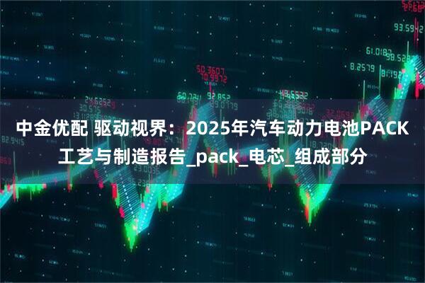 中金优配 驱动视界：2025年汽车动力电池PACK工艺与制造报告_pack_电芯_组成部分