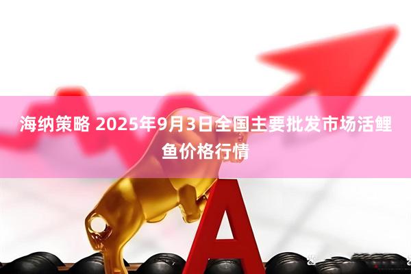 海纳策略 2025年9月3日全国主要批发市场活鲤鱼价格行情
