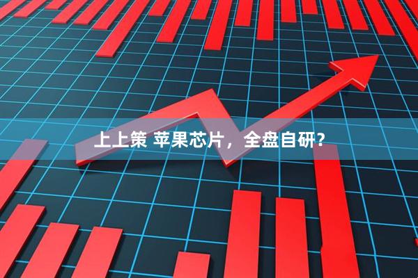 上上策 苹果芯片，全盘自研？