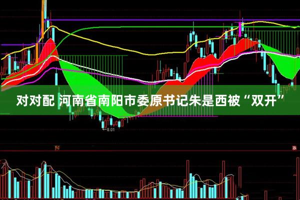 对对配 河南省南阳市委原书记朱是西被“双开”